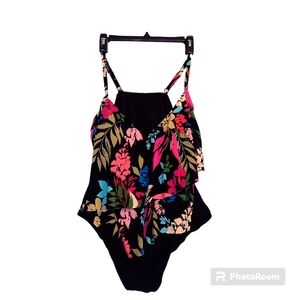 AQUA GREEN PLUS SIZE 24W Swim Suit NWOT